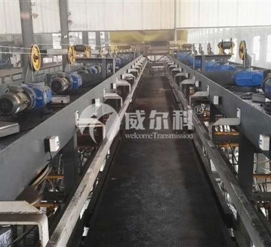 佰富彩传动在金属拉丝机行业的应用